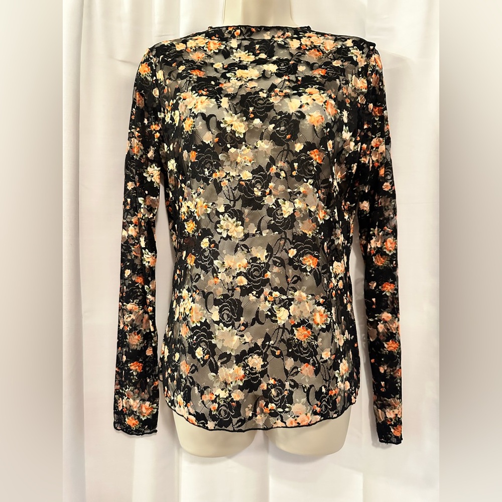 Floral Lace Long Sleeve Top